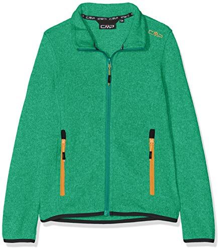 CMP Leggero Knit Tech 39H5305, Giacca di Pile Bambina, Verde (Mint/Aquamint), 176