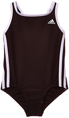 Adidas Costume da Bagno Intero Bambina Infinitex, Nero (Black/White), 116 cm