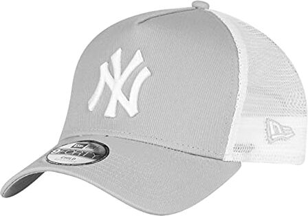 New Era Berretto da Bambino con Visiera, York Yankees, Colore: Grigio