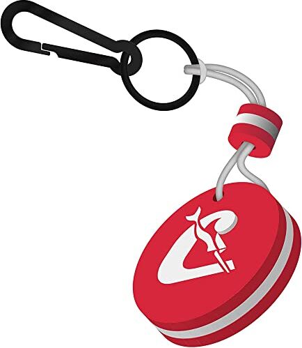 Cressi Floating Keychain - Portachiavi Galleggiante, Rosso/Bianco, Taglia Unica, Unisex Adulto