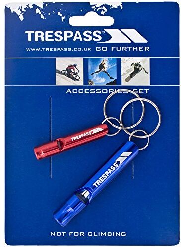 Trespass Colpo X, Set Portachiavi Fischietto Unisex, Assortiti, Ciascuno