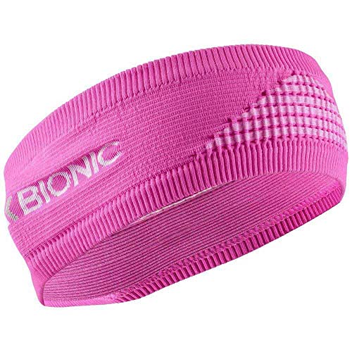 X-Bionic Headband 4.0 - Fascia per Capelli Sport - Sweatband - Fascia per Sudore - Unisex - Adulto, Rosa, 2