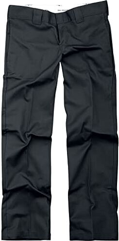 Dickies S/Stght Work Pant Pantaloni, Nero (Black), 34W / 32L Uomo