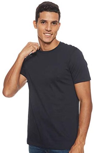 Armani EXCHANGE Pima Cotton Jersey Tee, T-Shirt, Uomo, Blu, L