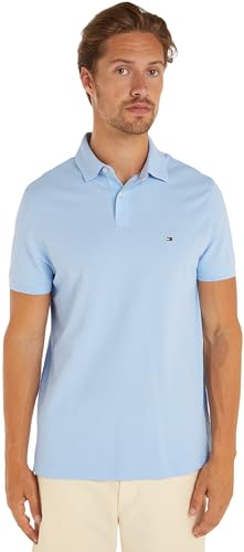 Tommy Hilfiger 1985 Regular Polo MW0MW17770 Maniche Corte, Blu (Kingly Blue), XL Uomo