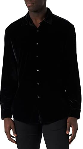 HUGO Kenno, Camicia Uomo, Black119, 45