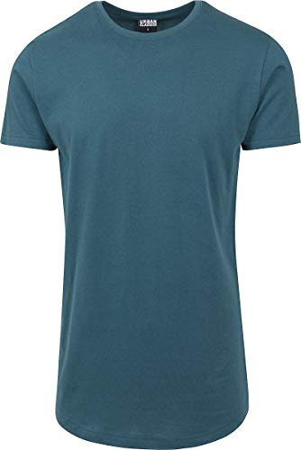 Urban Classics Maglietta Uomo a Maniche Corte, Long Tee Look Rilassato, T-Shirt in Cotone con Scollo Rotondo, Diversi Colori Disponibili, Taglie: XS–5XL