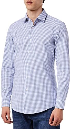 HUGO Kenno, Camicia Uomo, Open Blue797, 42