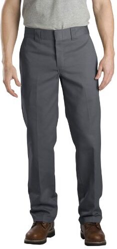 Dickies S/Stght Work Pant Pantaloni, Grigio (Charcoal Grey), 34W / 32L Uomo