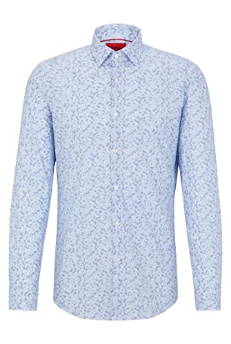 HUGO Kenno, Camicia Uomo, Light/Pastel Blue458, 42