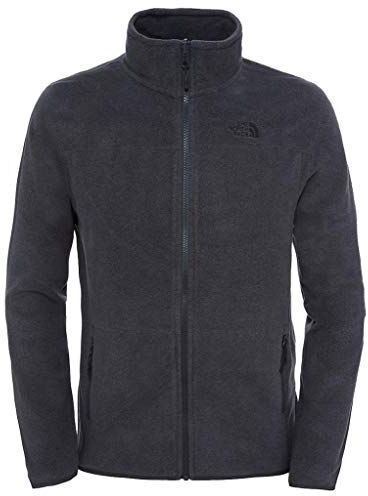 The North Face Giacca 100 Glacier, Uomo, Grigio/Tnfdarkgreyhthr, M