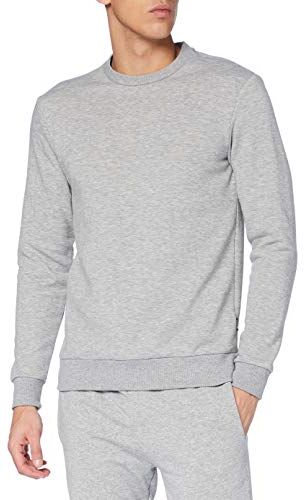 Only SONS ONSCERES Life Crew Neck Noos Maglia di Tuta, Chiaro Grigio Melange, L Uomo