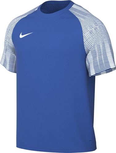 Nike M NK DF Academy JSY SS T-Shirt, Royal Blue/White/White, XL Uomo