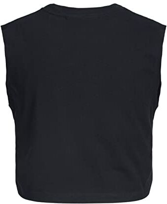 Jack & Jones Jjxx Jxalvira SL Slim Crop Every Tee Top, Nero, M Donna