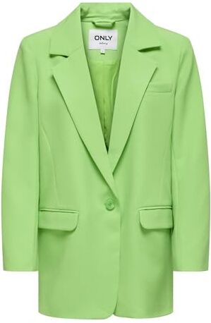 Only Onllana-berry L/S Ovs Blazer Tlr Noos, Blazer Donna, Verde - Summer Green, 42