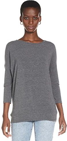 Only ONLGLAMOUR 3/4 Top Jrs Noos, Grigio Scuro mélange, M Donna