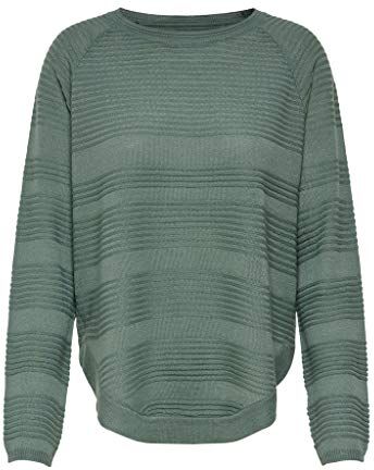 Only NOS Onlcaviar L/s Pullover Knt Noos Felpa, Verde Chinois Green, 42 (Taglia Produttore: Small) Donna