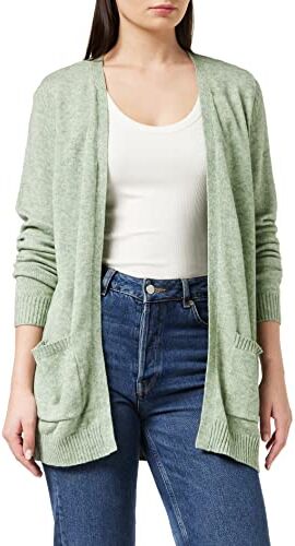 Only 15174274 Cardigan, Verde (Basil Detail: W. Melange), 44 (Taglia Produttore: Medium) Donna