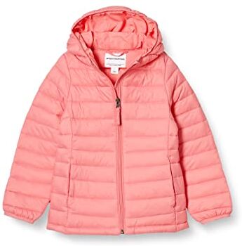 Amazon Essentials Piumino Leggero con Cappuccio Impermeabile e Ripiegabile Bambine e Ragazze, Rosa, 10 Anni