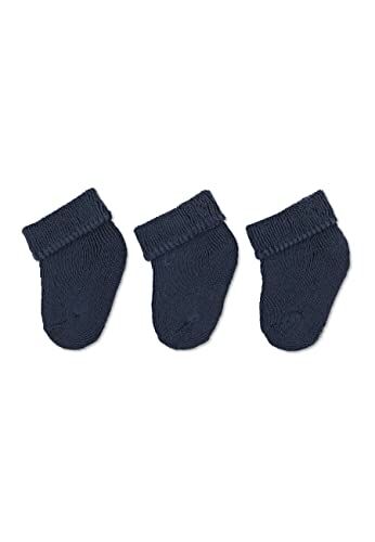 Sterntaler 3 Pack Baby Socks Calzini, Dark Blue, 0 Mesi (Pacco da 3) Unisex-Bimbi