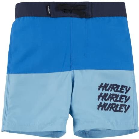 Hurley Hrlb 3peat Boardshort Pantaloncini da Board, Blu Nettuno, 140 Bambino