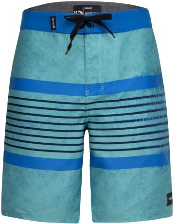 Hurley Hrlb Gradient Stripe Boardshrt Pantaloncini da Board, Verde (Aurora Green), 160 Bambino