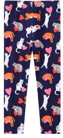 CM-Kid Leggings Casual Femminile, Pantaloni Casual per Bambini, Leggings Stampati, 2-7 Anni