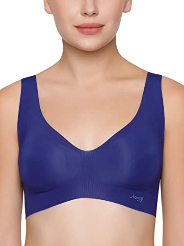 Sloggi Zero Feel Bralette Ex, Bustino Donna, Blu (Blue Ink), XS