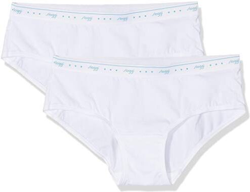 Sloggi 24/7 100 Hipster 2P, Slip, Donna, Bianco (White), 38