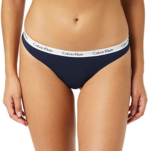 Calvin Klein Perizoma Donna Tanga, Blu (Shoreline), M