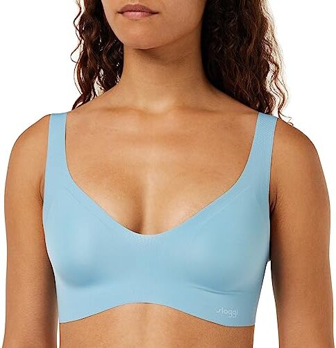 Sloggi Zero Feel Bralette Ex, Superiore, Donna, Blu Lago, S