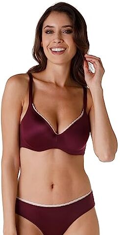 Lovable Reggiseno con Ferretto Sfilabile 24H Lift Donna, Bordeaux, 85B