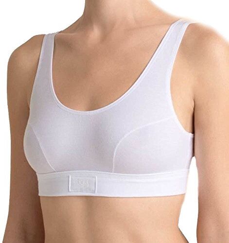 Sloggi Double Comfort Top, Reggiseno Donna, Bianco (White), 38