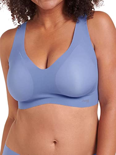 Sloggi Zero Feel Bralette Ex, Bustino Donna, Blu (Riviera), XS