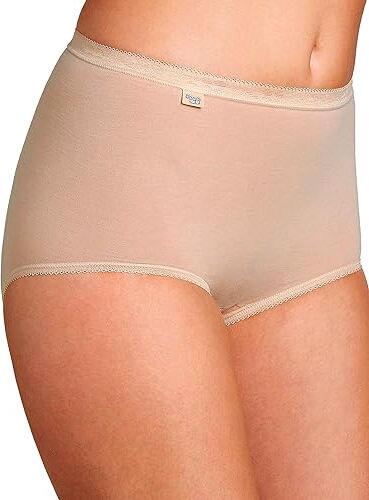 Sloggi Basic+ Maxi 4p Slip, Beige (Skin), 8 (Pacco da 4) Donna