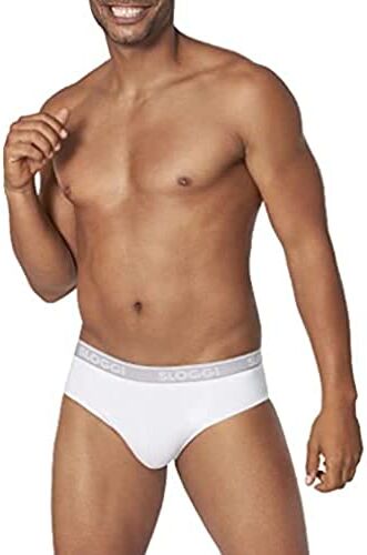 Sloggi GO ABC Midi 6P, Slip Uomo, Bianco (White), M