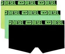 Diesel Umbx-damienthreepack, Boxer Uomo, Multicolore (E6819-0jgaw), M (Pacco da 3)