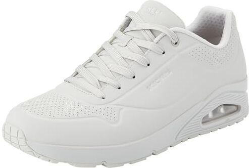 Skechers Uno Stand on Air, Sneaker Uomo, Stone Grey Durabuck Mesh, 41.5 EU