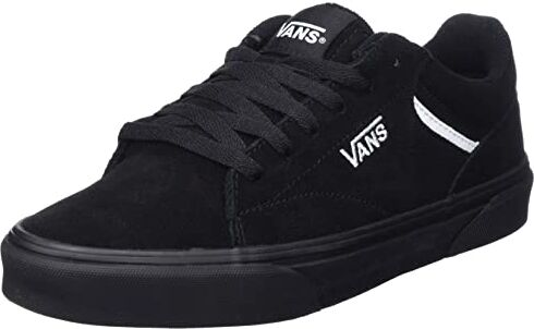 Vans Seldan, Sneaker Uomo, Nero Suede Black Black, 41 EU