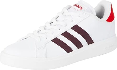 Adidas Gran Corte TD, Scarpe da Ginnastica Uomo, Grigio Medio Nero Erica, 41 1/3 EU