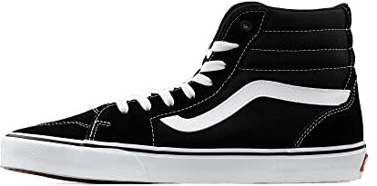 Vans Filmore Hi, Sneaker Uomo, Suede Canvas Black White, 41 EU