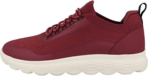 Geox U Spherica, Scarpe da Ginnastica Uomo, Rosso Scuro, 40 EU