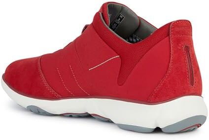 Geox U Nebula B, Scarpe da Ginnastica Uomo, Rosso, 45 EU