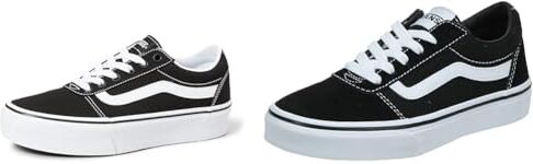 Vans Sneaker Canvas Black White 36 EU + Scarpe da Ginnastica Suede Canvas Black White 36 EU