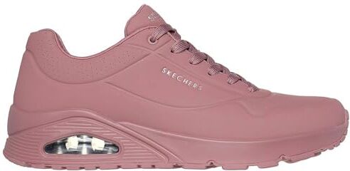 Skechers Uno Stand On Air, Sneaker Uomo, Ash Rose Durabuck Mesh, 48.5 EU