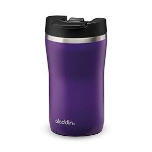 Aladdin Barista Café Leak-Lock Stainless Steel Travel Mug 0,25L Violet Purple – Tazza con Isolamento a Vuoto a Doppia Parete - Mantiene il CalOre per 2,5 Ore - Senza BPA - Lavabile in Lavastoviglie