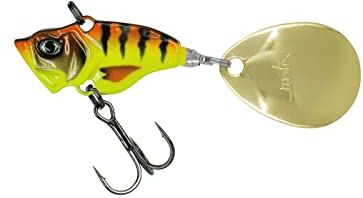 Molix Trago Spin Tail 1/2 oz. col. Red Yellow Tiger