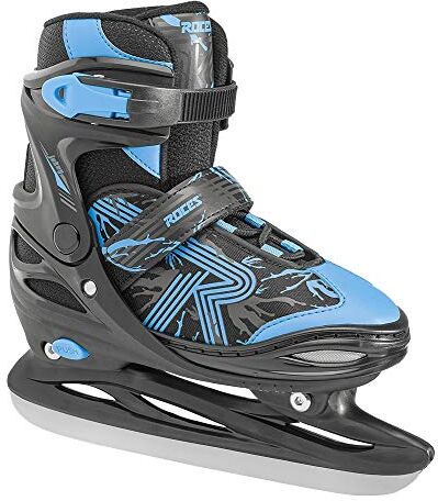 Roces Jokey Ice 3.0 Boy, Pattini da Ghiaccio. Bambino, Nero/Blu Astro, 30-33