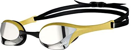 Arena Unbekannt Cobra Ultra Swipe Mr, Occhialini Da Unisex Adulto, Argento E Oro., Taglia unica