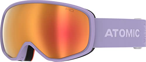 Atomic REVENT HD Occhiali da sci – Lavender – Occhiali da sci con colori contrastanti – Occhiali da snowboard a specchio di alta qualità – Occhiali con montatura Live Fit – Occhiali da sci con doppia